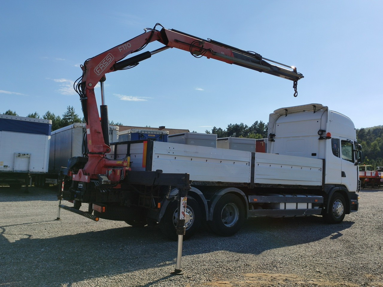 Scania 124L 420 6x2 Retarder HDS FASSI F170 Budowlanka - Kamion me karroceri të hapur, Kamion me vinç: foto 4 Scania 124L 420 6x2 Retarder HDS FASSI F170 Budowlanka - Kamion me karroceri të hapur, Kamion me vinç: foto 4