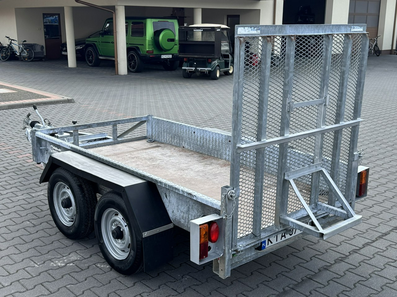 Titan Ciężarowa Pod minikoparkę sprzęt budowlany 2-osiowa Super Stan - Rimorkio për makineri ndërtimi: foto 4 Titan Ciężarowa Pod minikoparkę sprzęt budowlany 2-osiowa Super Stan - Rimorkio për makineri ndërtimi: foto 4