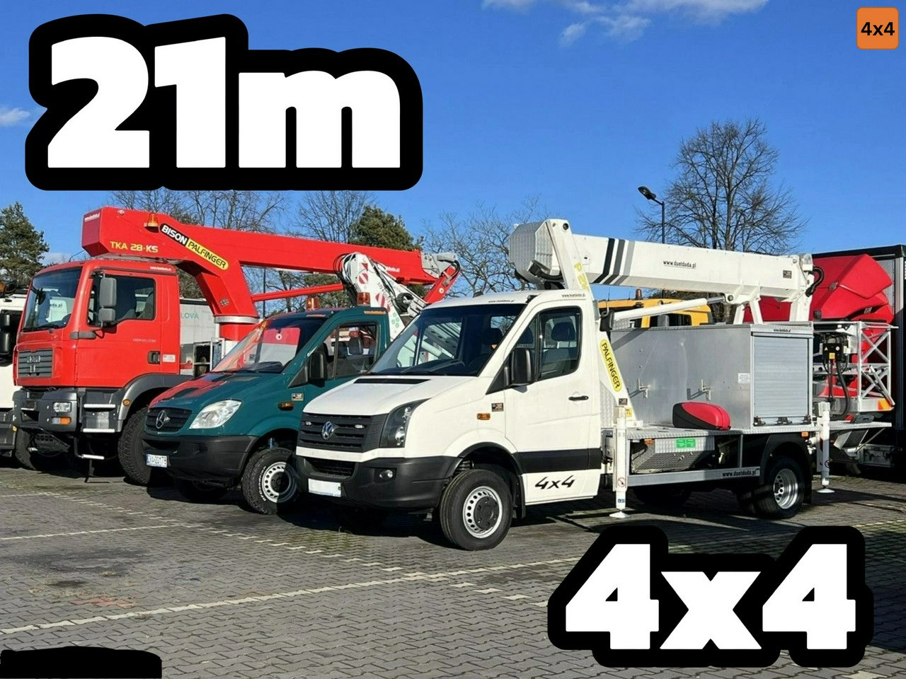 Volkswagen Crafter - Platformë ajrore e montuar në kamion: foto 1 Volkswagen Crafter - Platformë ajrore e montuar në kamion: foto 1