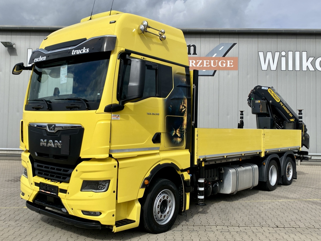 MAN TGX 26.510 6x2-4 LL / Palfinger PK 34002-SHE - Kamion me karroceri të hapur, Kamion me vinç: foto 1 MAN TGX 26.510 6x2-4 LL / Palfinger PK 34002-SHE - Kamion me karroceri të hapur, Kamion me vinç: foto 1