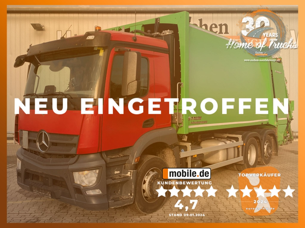 Mercedes-Benz 2533 L 6x2 - Kamion mbeturinash: foto 1 Mercedes-Benz 2533 L 6x2 - Kamion mbeturinash: foto 1