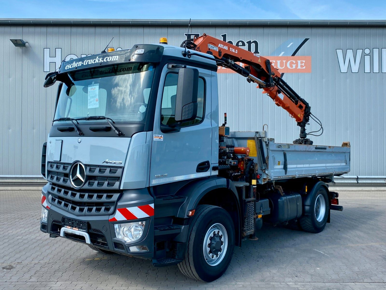 Mercedes-Benz Arocs 1843 HAD 4x4 | Atlas 116.3-A3*5+6.Kreis - Kamion vetëshkarkues, Kamion me vinç: foto 2 Mercedes-Benz Arocs 1843 HAD 4x4 | Atlas 116.3-A3*5+6.Kreis - Kamion vetëshkarkues, Kamion me vinç: foto 2