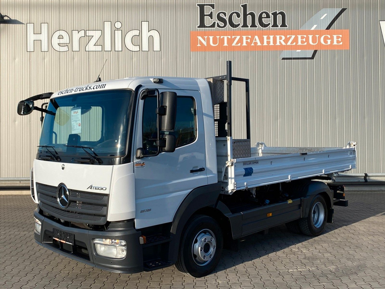Mercedes-Benz Atego NEW 816 K MEILLER-3-S-Kipper*Klima*3 Sitze - Kamioncine vetëshkarkuese: foto 1 Mercedes-Benz Atego NEW 816 K MEILLER-3-S-Kipper*Klima*3 Sitze - Kamioncine vetëshkarkuese: foto 1