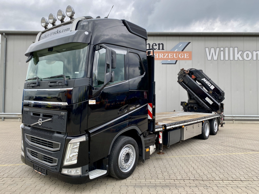 Volvo FH 460 / MKG HLK 531 HPa6 Kran - Kamion me karroceri të hapur, Kamion me vinç: foto 1 Volvo FH 460 / MKG HLK 531 HPa6 Kran - Kamion me karroceri të hapur, Kamion me vinç: foto 1