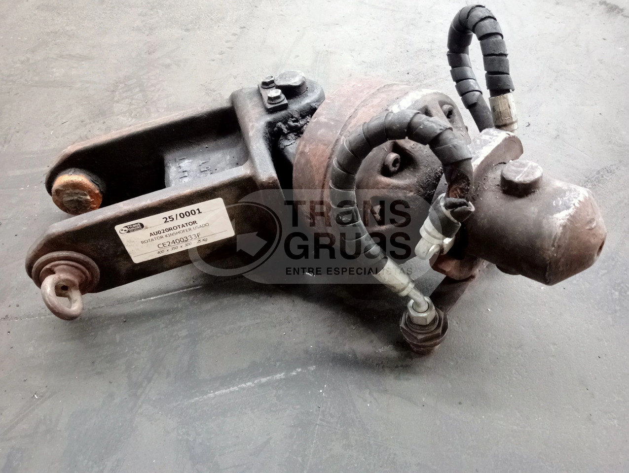 Rotator Kinshofer ocasión 4.500 Kg - Kokë: foto 2 Rotator Kinshofer ocasión 4.500 Kg - Kokë: foto 2
