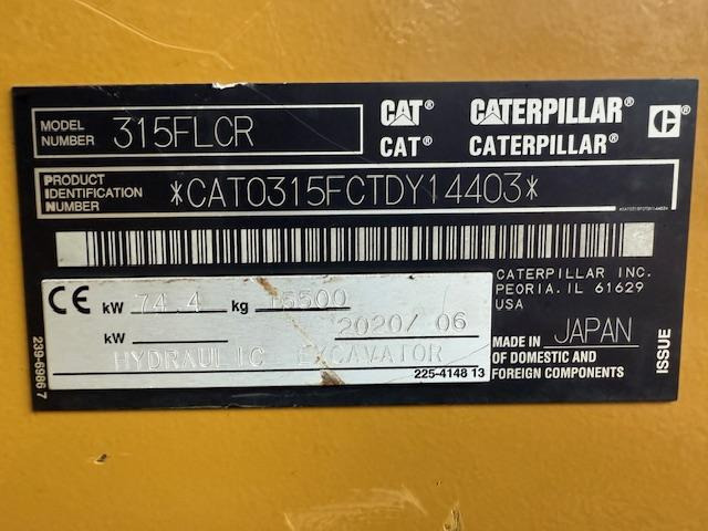 Cat 315 F LCR - Ekskavator me zinxhirë: foto 5 Cat 315 F LCR - Ekskavator me zinxhirë: foto 5