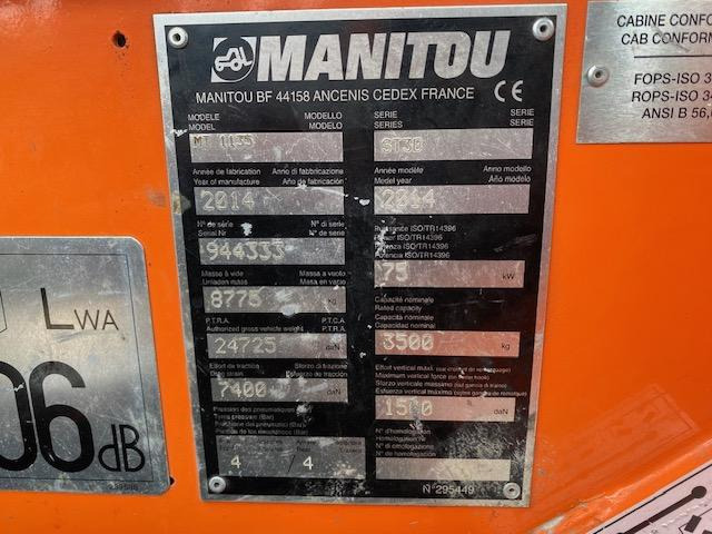 Manitou MT 1135 - Ekskavator teleskopik: foto 5 Manitou MT 1135 - Ekskavator teleskopik: foto 5