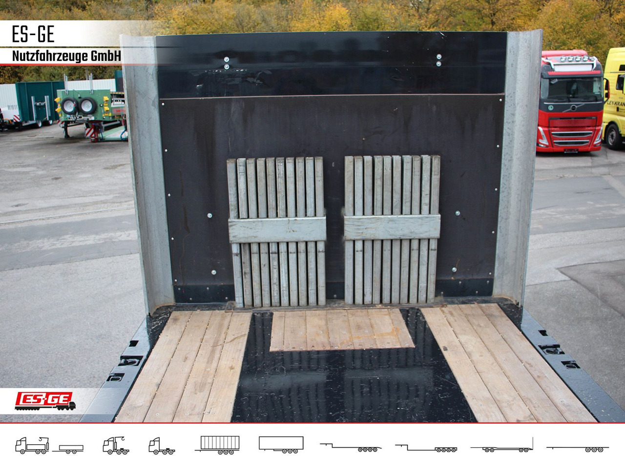 Gjysmë rimorkio e hapur/ Platformë ES-GE 2-Achs-Sattelanhänger: foto 9