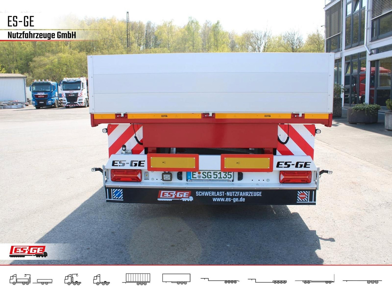 Gjysmë rimorkio e hapur/ Platformë ES-GE 3-Achs Sattelanhänger -Bordwände: foto 6
