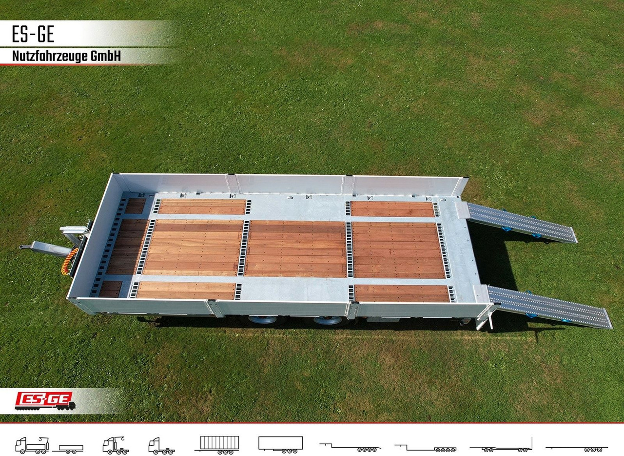 ES-GE Tandem-Anhänger Bordwände, CV, Rungen - Rimorkio e hapur/ Platformë: foto 5 ES-GE Tandem-Anhänger Bordwände, CV, Rungen - Rimorkio e hapur/ Platformë: foto 5