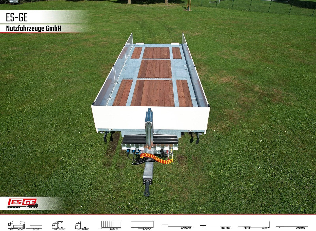 ES-GE Tandem-Anhänger Bordwände, CV, Rungen - Rimorkio e hapur/ Platformë: foto 3 ES-GE Tandem-Anhänger Bordwände, CV, Rungen - Rimorkio e hapur/ Platformë: foto 3