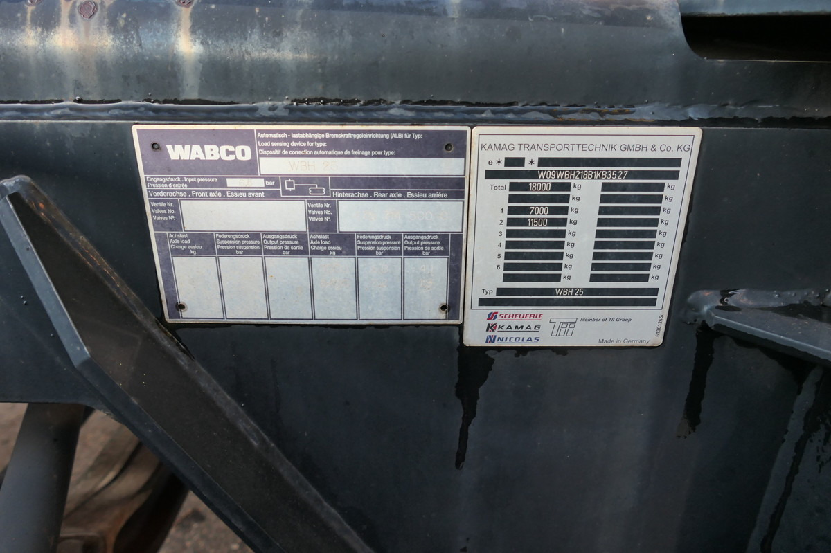 Transportjer kontejnerësh/ Kamion me karroceri të çmontueshme MERCEDES-BENZ KAMAG WBH 25 Wiesel Terberg Umsetzfahrz. KLIMA A: foto 15