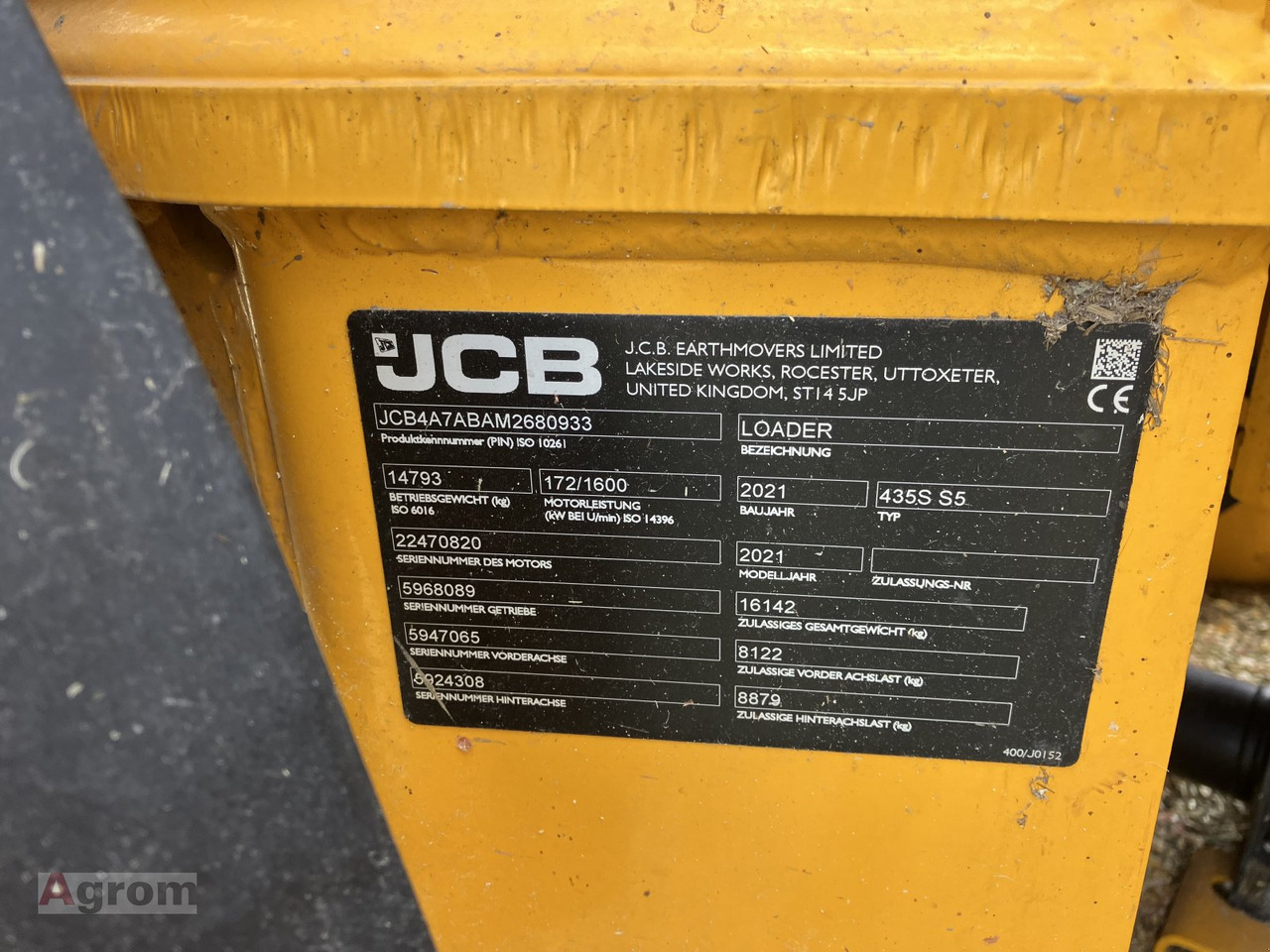 JCB 435 S Agri - Fadrom me goma: foto 4 JCB 435 S Agri - Fadrom me goma: foto 4