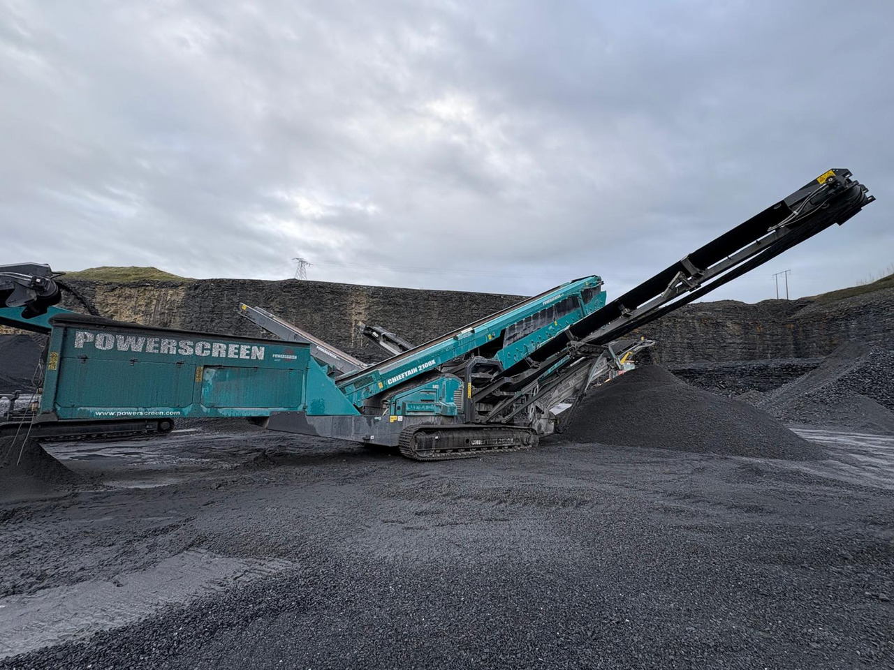 Powerscreen Chieftain 2100x - Makinë sitëse: foto 5 Powerscreen Chieftain 2100x - Makinë sitëse: foto 5