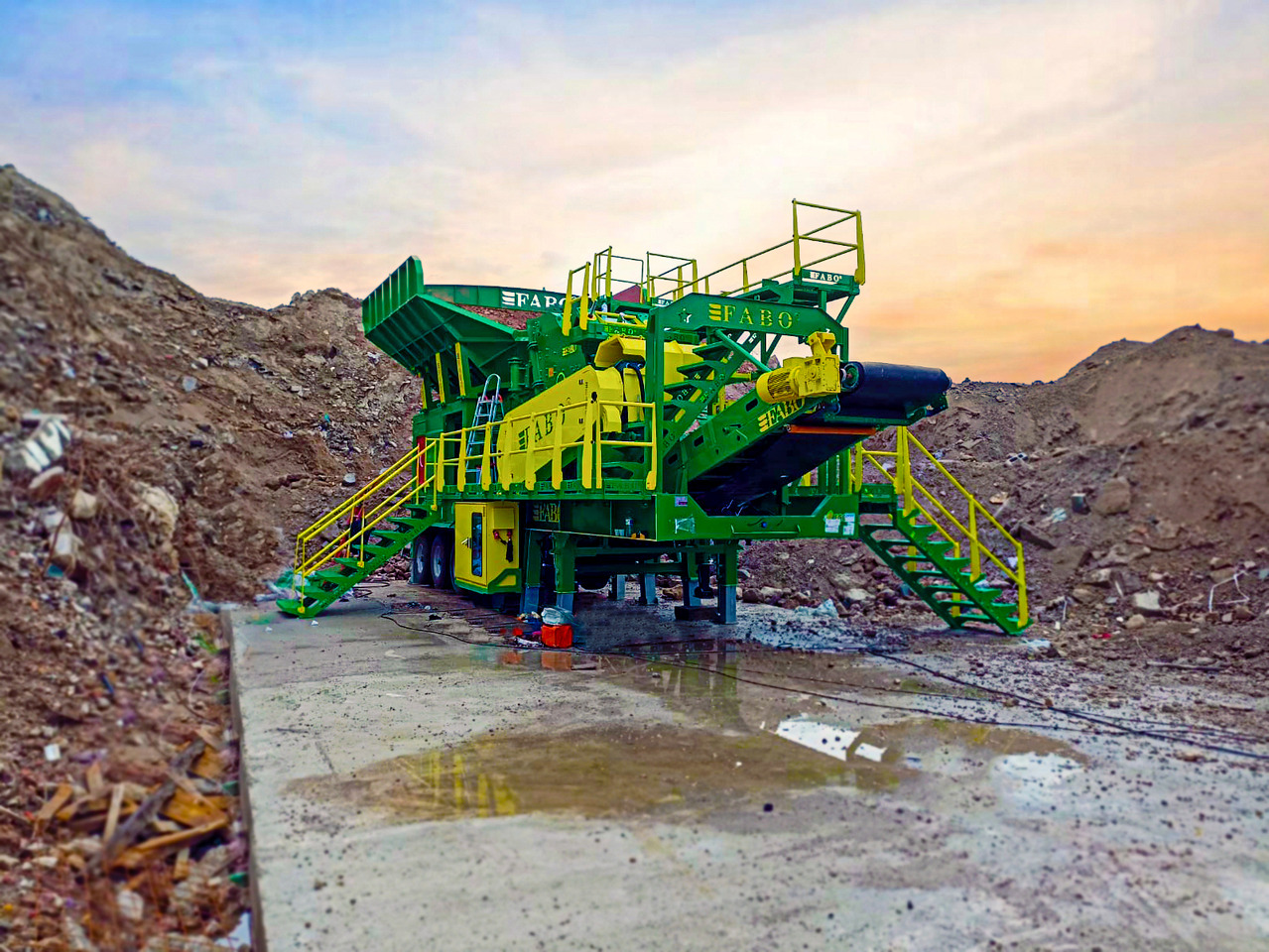 FABO Mobile crusher - Gurëthyesi i lëvizshëm: foto 4 FABO Mobile crusher - Gurëthyesi i lëvizshëm: foto 4