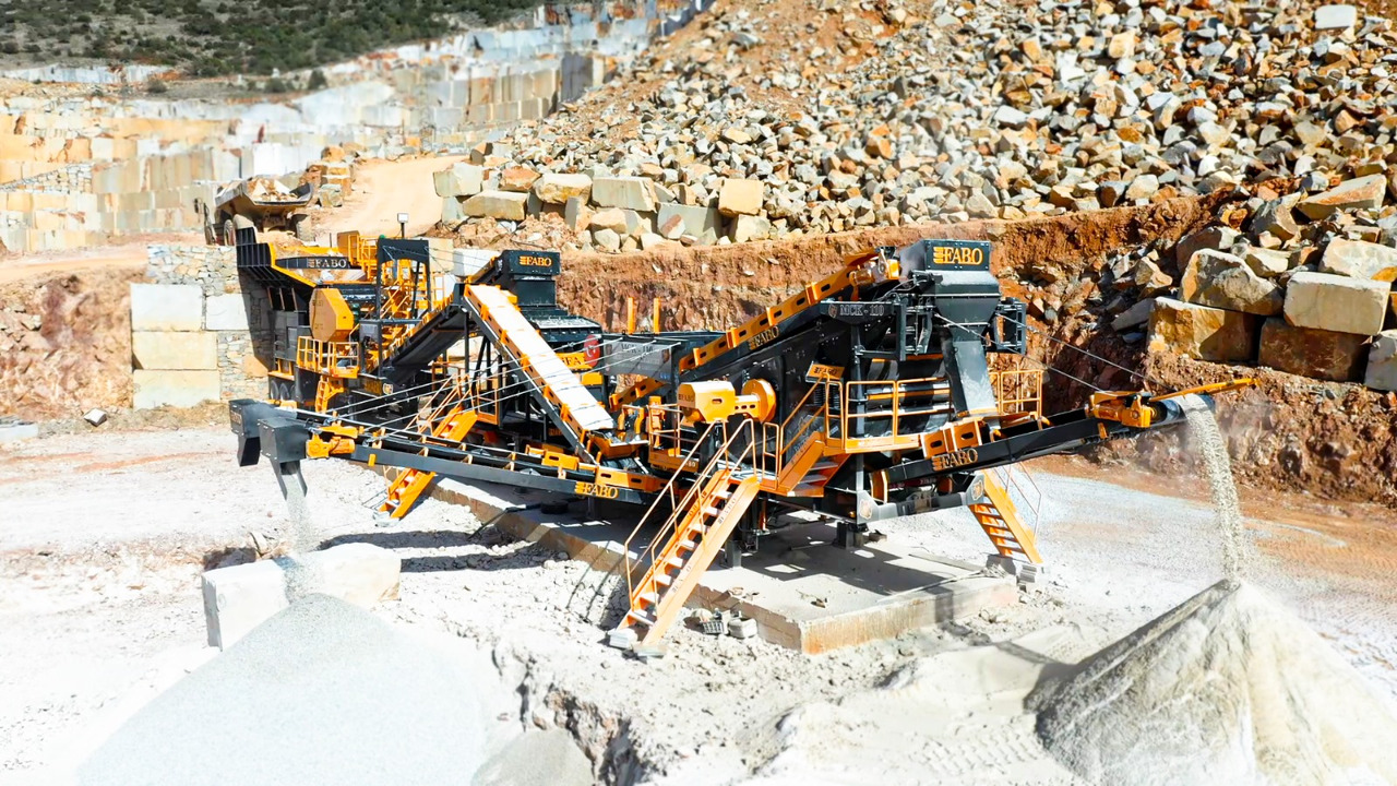 Gurëthyesi i lëvizshëm i ri FABO Mobile crusher: foto 10