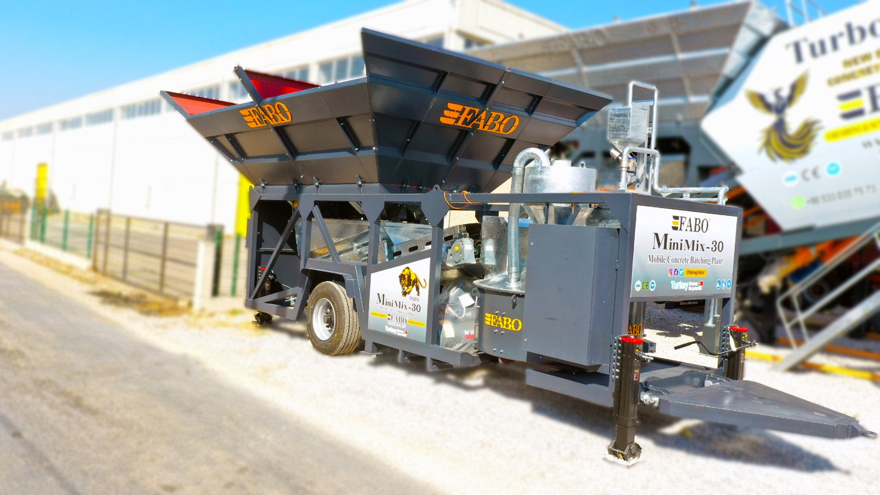 FABO mobile concrete batching plant - Impiant betoni: foto 1 FABO mobile concrete batching plant - Impiant betoni: foto 1