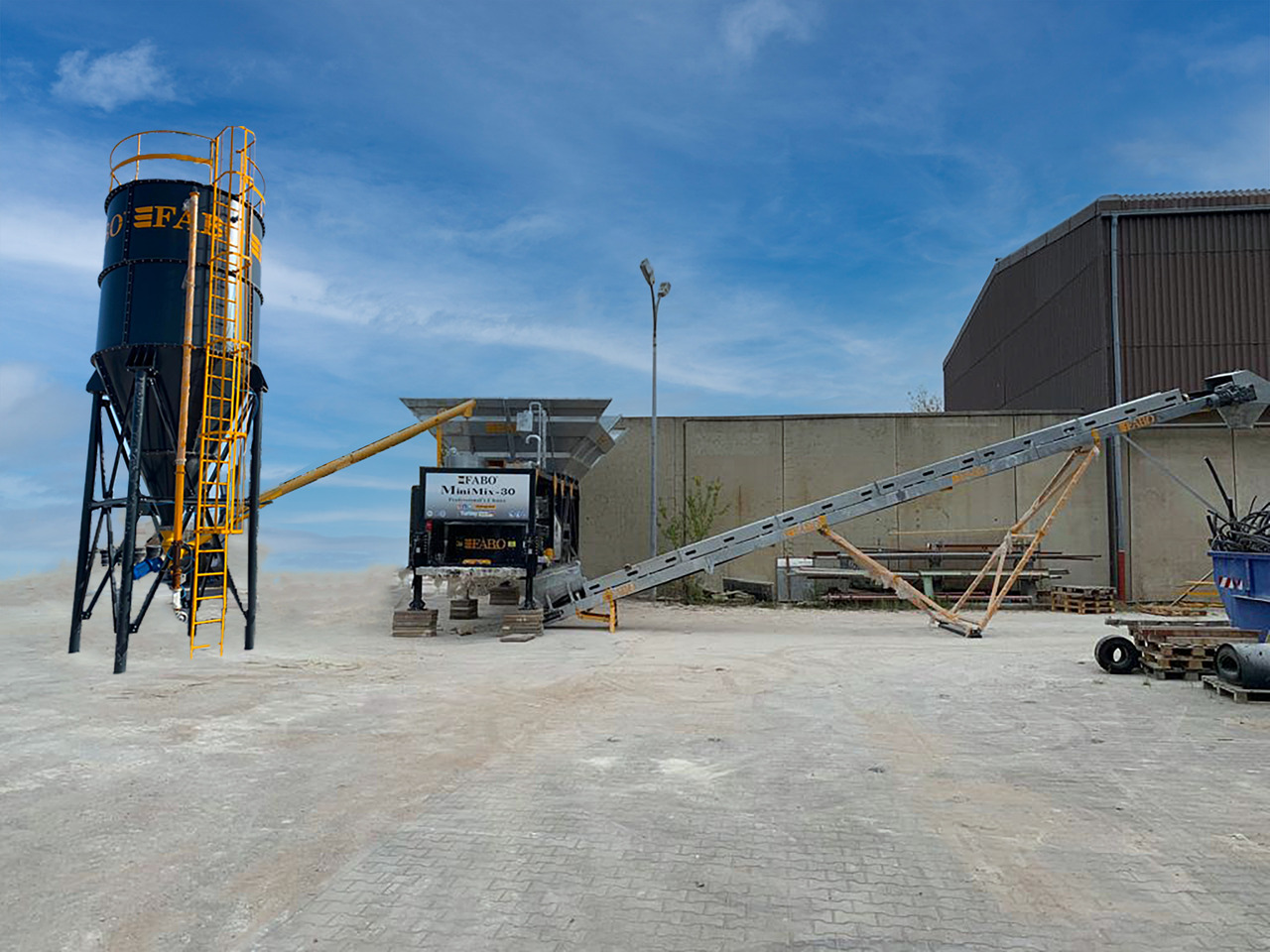 FABO mobile concrete batching plant - Impiant betoni: foto 1 FABO mobile concrete batching plant - Impiant betoni: foto 1