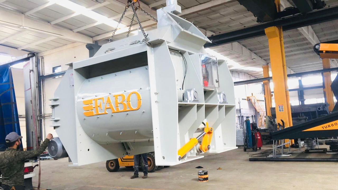 Betoniere i ri FABO twin shaft mixer: foto 1