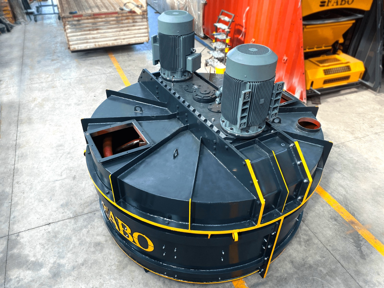 FABO twin shaft mixer - Betoniere: foto 3 FABO twin shaft mixer - Betoniere: foto 3
