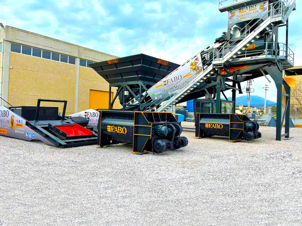 FABO twin shaft mixer - Betoniere: foto 5 FABO twin shaft mixer - Betoniere: foto 5