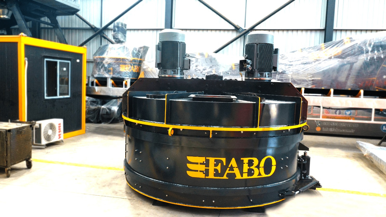 FABO twin shaft mixer - Betoniere: foto 2 FABO twin shaft mixer - Betoniere: foto 2