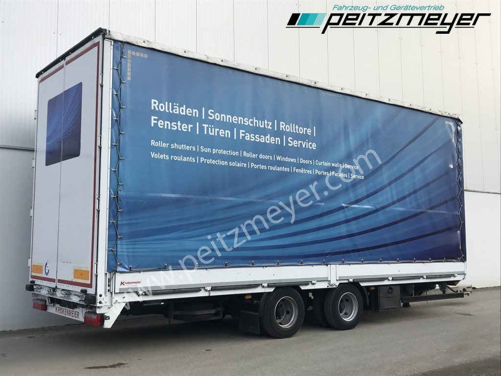 KRUKENMEIER Jumboanhänger TLPS 16,4, Hubdach, Edscha, verzinkt RSAB - Rimorkio e hapur/ Platformë: foto 1 KRUKENMEIER Jumboanhänger TLPS 16,4, Hubdach, Edscha, verzinkt RSAB - Rimorkio e hapur/ Platformë: foto 1