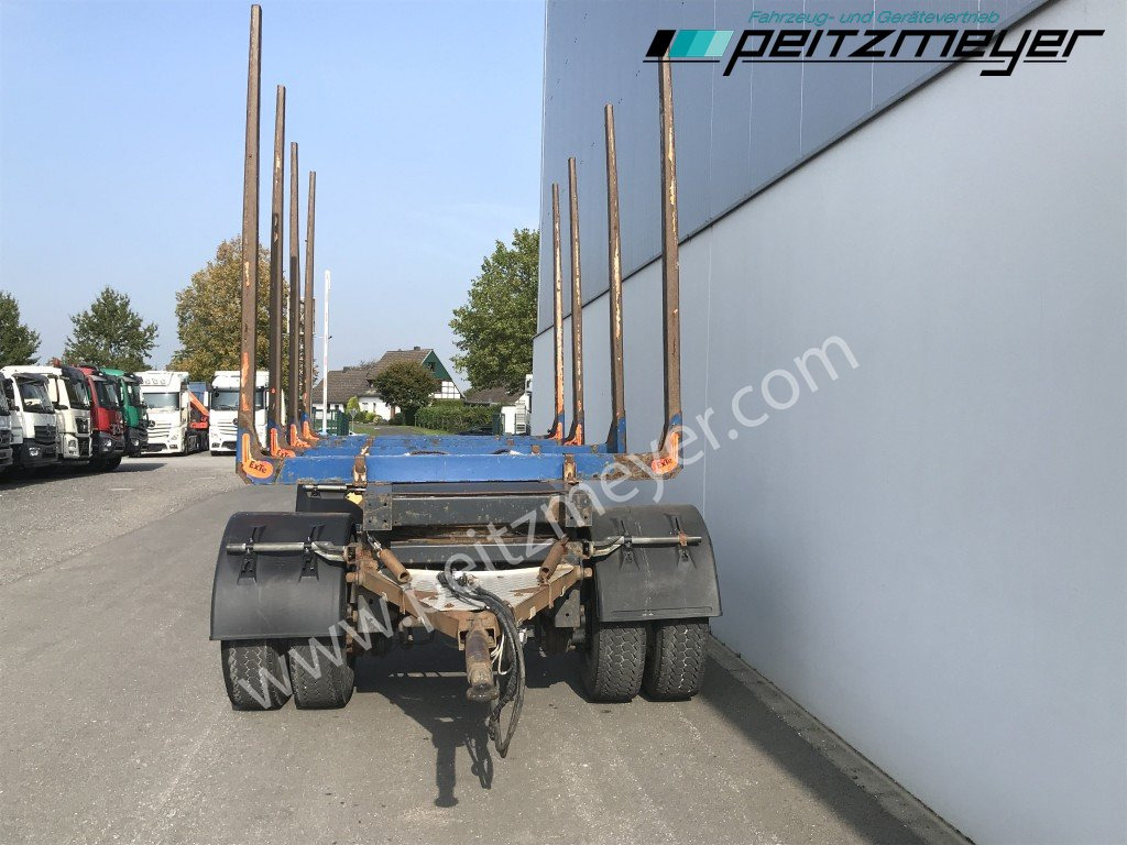 Krämer Kurzholzanhänger 20 t. Holzanhänger 4 Paar Exte Stahlrungen, Alcoa Alufelgen - Rimorkio për transport druri: foto 5 Krämer Kurzholzanhänger 20 t. Holzanhänger 4 Paar Exte Stahlrungen, Alcoa Alufelgen - Rimorkio për transport druri: foto 5