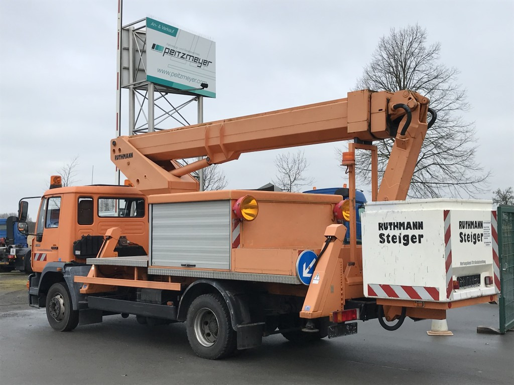 MAN L75 14.224 BB Ruthmann Hubarbeitsbühne T 225 - Platformë ajrore e montuar në kamion: foto 4 MAN L75 14.224 BB Ruthmann Hubarbeitsbühne T 225 - Platformë ajrore e montuar në kamion: foto 4
