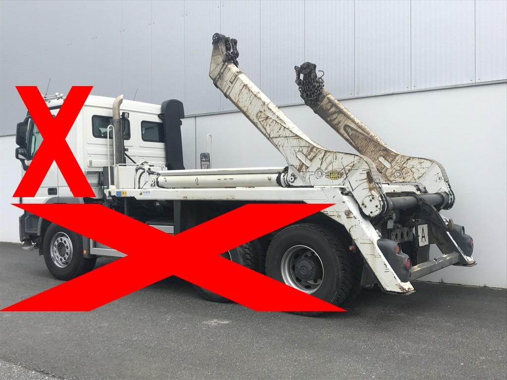 Meiller Absetzkipper AK 16 MTG - Actros 6x4 - Vetëngarkues/ Sistem i fadromës ngarkuese: foto 3 Meiller Absetzkipper AK 16 MTG - Actros 6x4 - Vetëngarkues/ Sistem i fadromës ngarkuese: foto 3