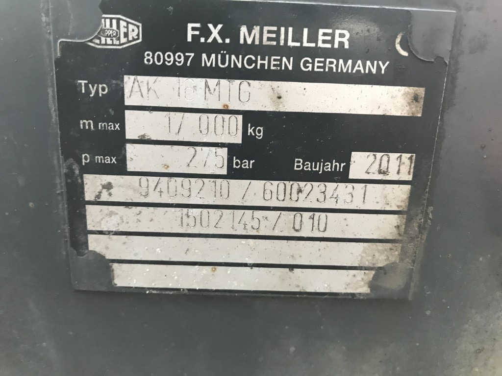 Meiller Absetzkipper AK 16 MTG - Actros 6x4 - Vetëngarkues/ Sistem i fadromës ngarkuese: foto 4 Meiller Absetzkipper AK 16 MTG - Actros 6x4 - Vetëngarkues/ Sistem i fadromës ngarkuese: foto 4