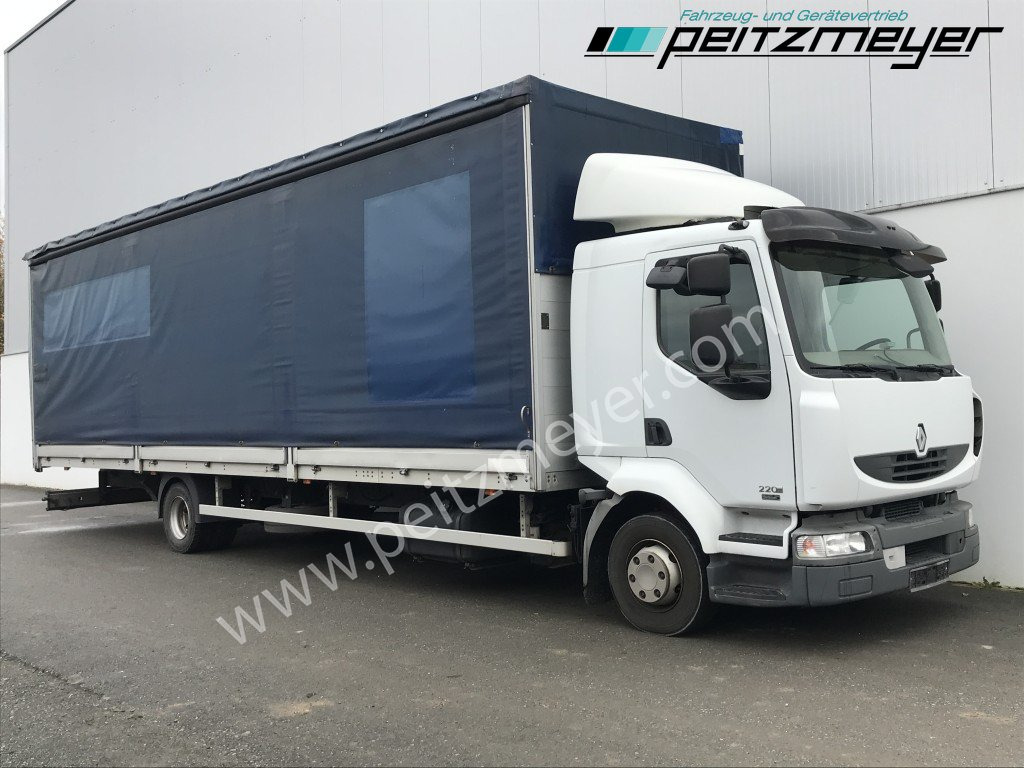 RENAULT (F) Midlum 220.12 Maxi Pritsche 9,5 m MAXI - Kamion me tendë: foto 2 RENAULT (F) Midlum 220.12 Maxi Pritsche 9,5 m MAXI - Kamion me tendë: foto 2