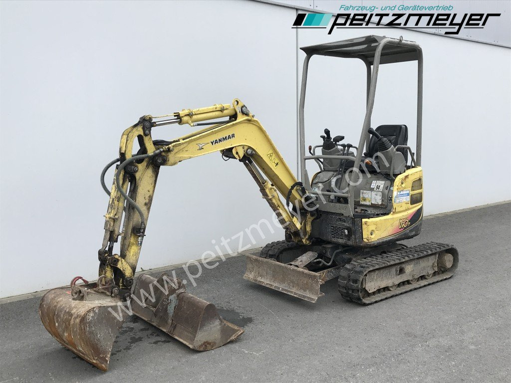 YANMAR MINIBAGGER Vio 17 verstellbares Fahrwerk Schnellwechsler mit 60 er und 100 Löffel - Miniekskavator: foto 1 YANMAR MINIBAGGER Vio 17 verstellbares Fahrwerk Schnellwechsler mit 60 er und 100 Löffel - Miniekskavator: foto 1