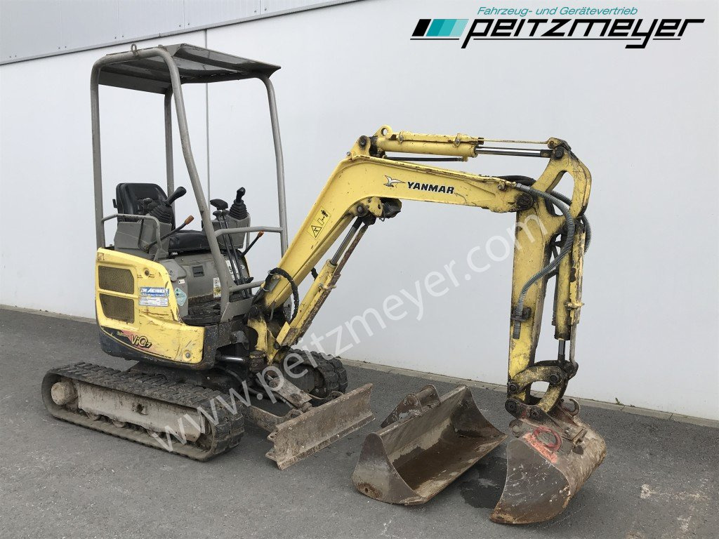 YANMAR MINIBAGGER Vio 17 verstellbares Fahrwerk Schnellwechsler mit 60 er und 100 Löffel - Miniekskavator: foto 2 YANMAR MINIBAGGER Vio 17 verstellbares Fahrwerk Schnellwechsler mit 60 er und 100 Löffel - Miniekskavator: foto 2
