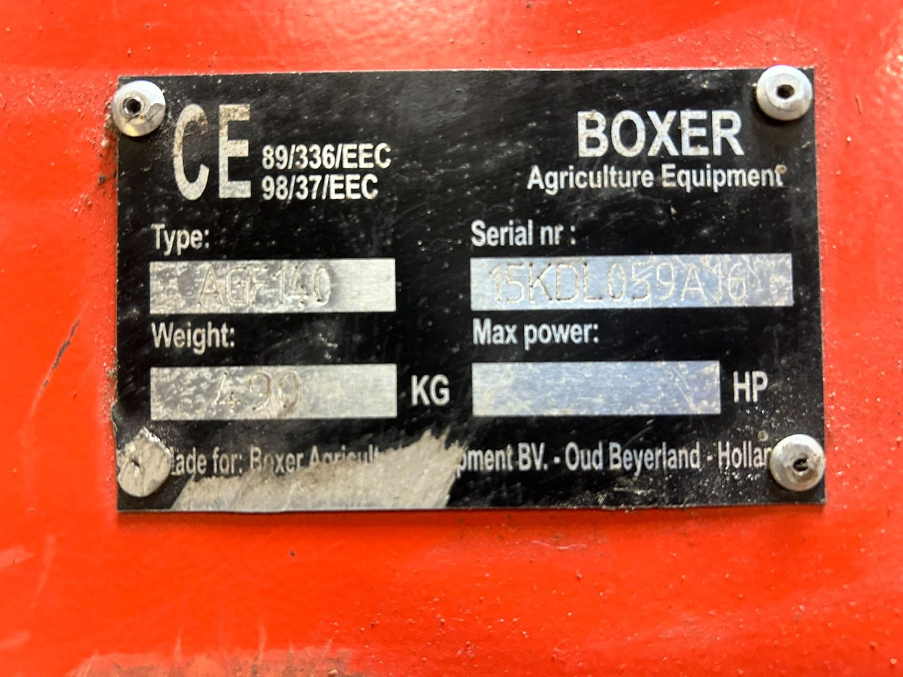 Boxer Boxer agroculture agf140 - Trince me spostim anësor: foto 4 Boxer Boxer agroculture agf140 - Trince me spostim anësor: foto 4