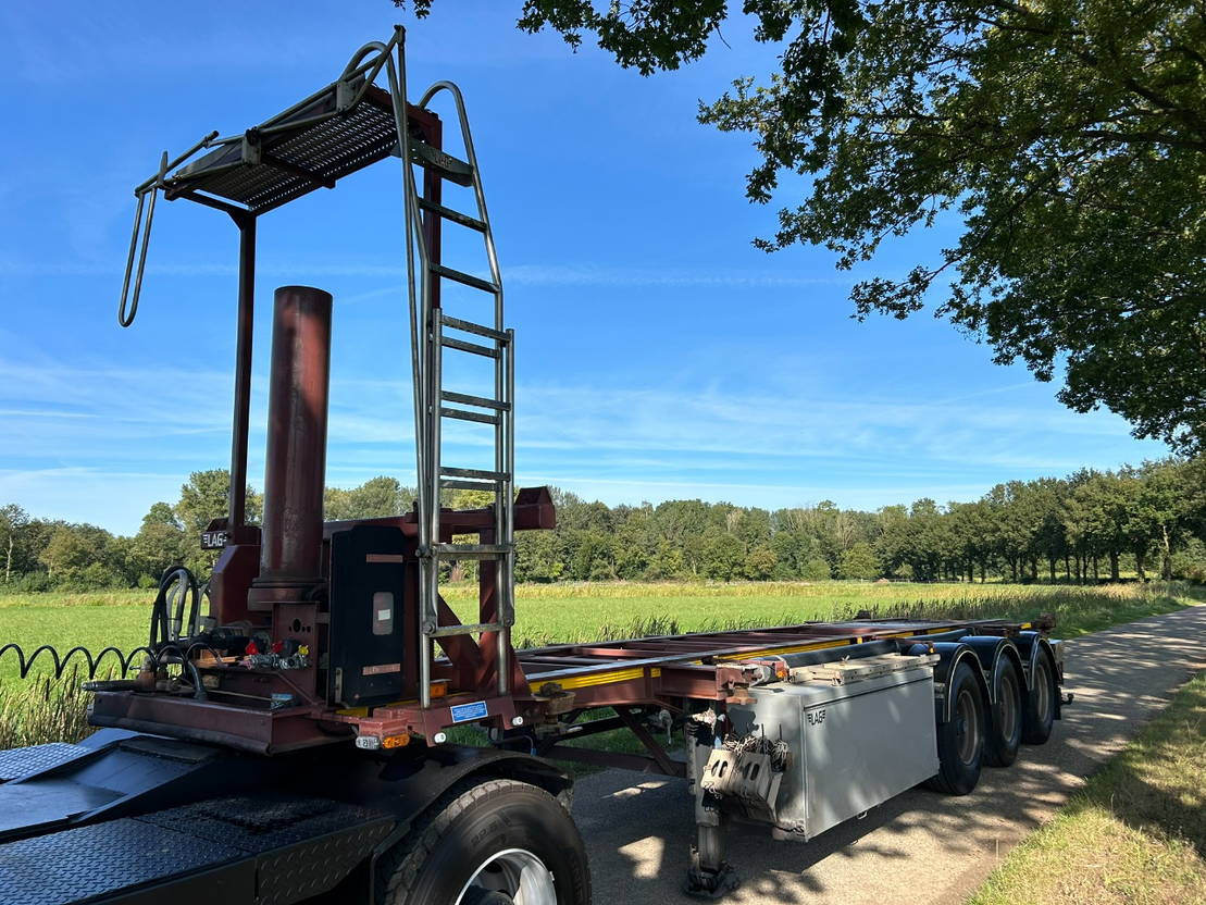 LAG 30 FT Tipping chassis + 20 ft conection whit EBC Rotary Valve incl parts - Transportjer kontejnerësh/ Gjysmë rimorkio me karroceri të çmontueshme: foto 1 LAG 30 FT Tipping chassis + 20 ft conection whit EBC Rotary Valve incl parts - Transportjer kontejnerësh/ Gjysmë rimorkio me karroceri të çmontueshme: foto 1