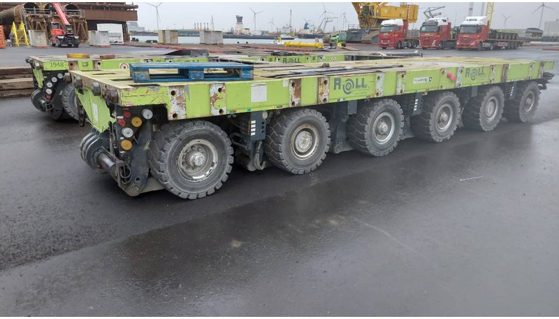 SCHEUERLE PEKZ 210.12.4 210ton (2pcs available) - Rimorkio me plan ngarkimi të ulët: foto 1 SCHEUERLE PEKZ 210.12.4 210ton (2pcs available) - Rimorkio me plan ngarkimi të ulët: foto 1