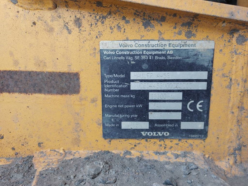 Shkarkues teleskopik Volvo A45G: foto 8