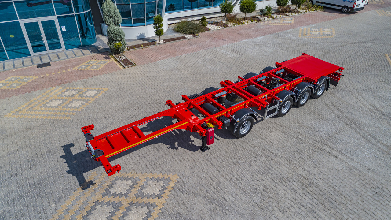 SINAN Container Carrier Transport Semitrailer - Transportjer kontejnerësh/ Gjysmë rimorkio me karroceri të çmontueshme: foto 4 SINAN Container Carrier Transport Semitrailer - Transportjer kontejnerësh/ Gjysmë rimorkio me karroceri të çmontueshme: foto 4