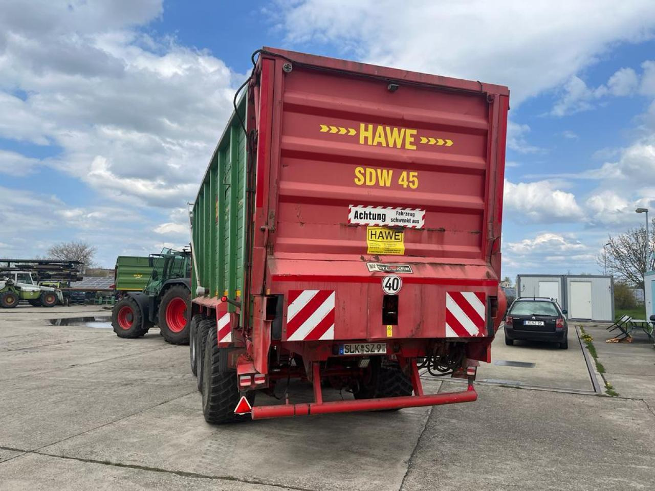HAWE Tridem SDW 45T, Silagewagen, Baujahr 2011 - Rimorkio bujqësore vetëshkarkuese/ Shkarkues: foto 5 HAWE Tridem SDW 45T, Silagewagen, Baujahr 2011 - Rimorkio bujqësore vetëshkarkuese/ Shkarkues: foto 5