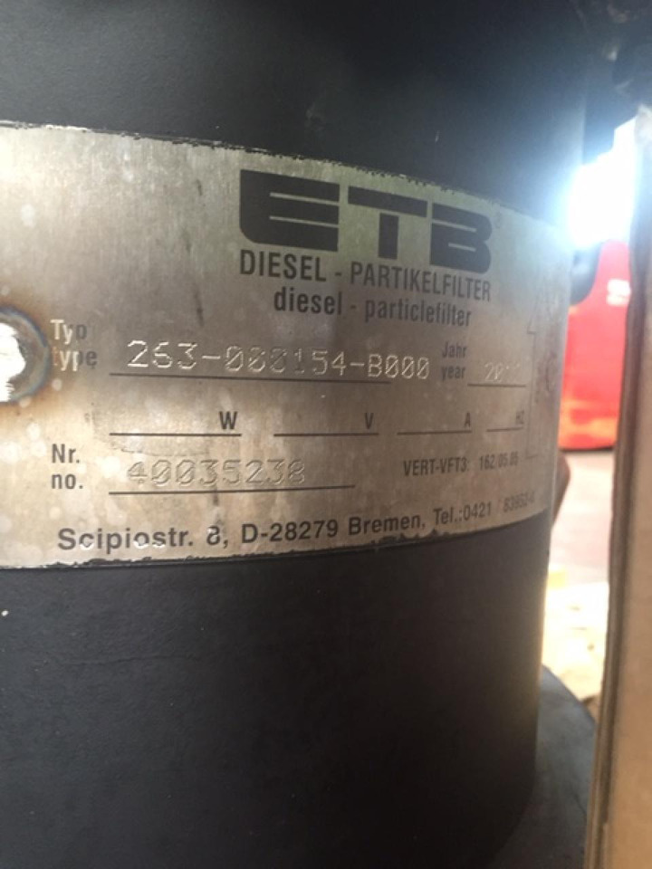 Merlo Rußpartikelfilter für Merlo Teleskoplader - Ekskavator teleskopik: foto 4 Merlo Rußpartikelfilter für Merlo Teleskoplader - Ekskavator teleskopik: foto 4