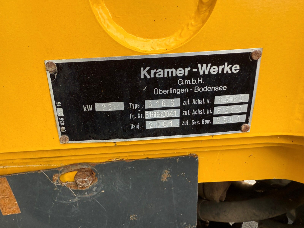 Kramer 616 S Serie II 4+1 Schaufel SW Palettengabel - Fadromë me shkarkim nga prapa: foto 3 Kramer 616 S Serie II 4+1 Schaufel SW Palettengabel - Fadromë me shkarkim nga prapa: foto 3