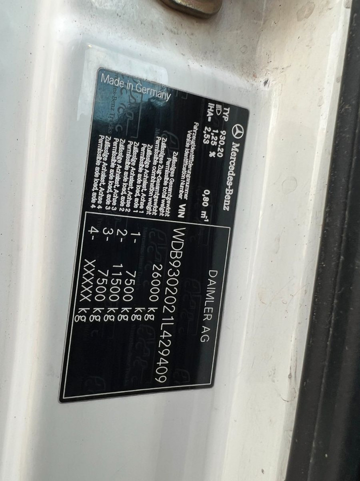 Mercedes-Benz Actros 2532 6x2 MP3 Faun Power Press 524 - Kamion mbeturinash: foto 5 Mercedes-Benz Actros 2532 6x2 MP3 Faun Power Press 524 - Kamion mbeturinash: foto 5