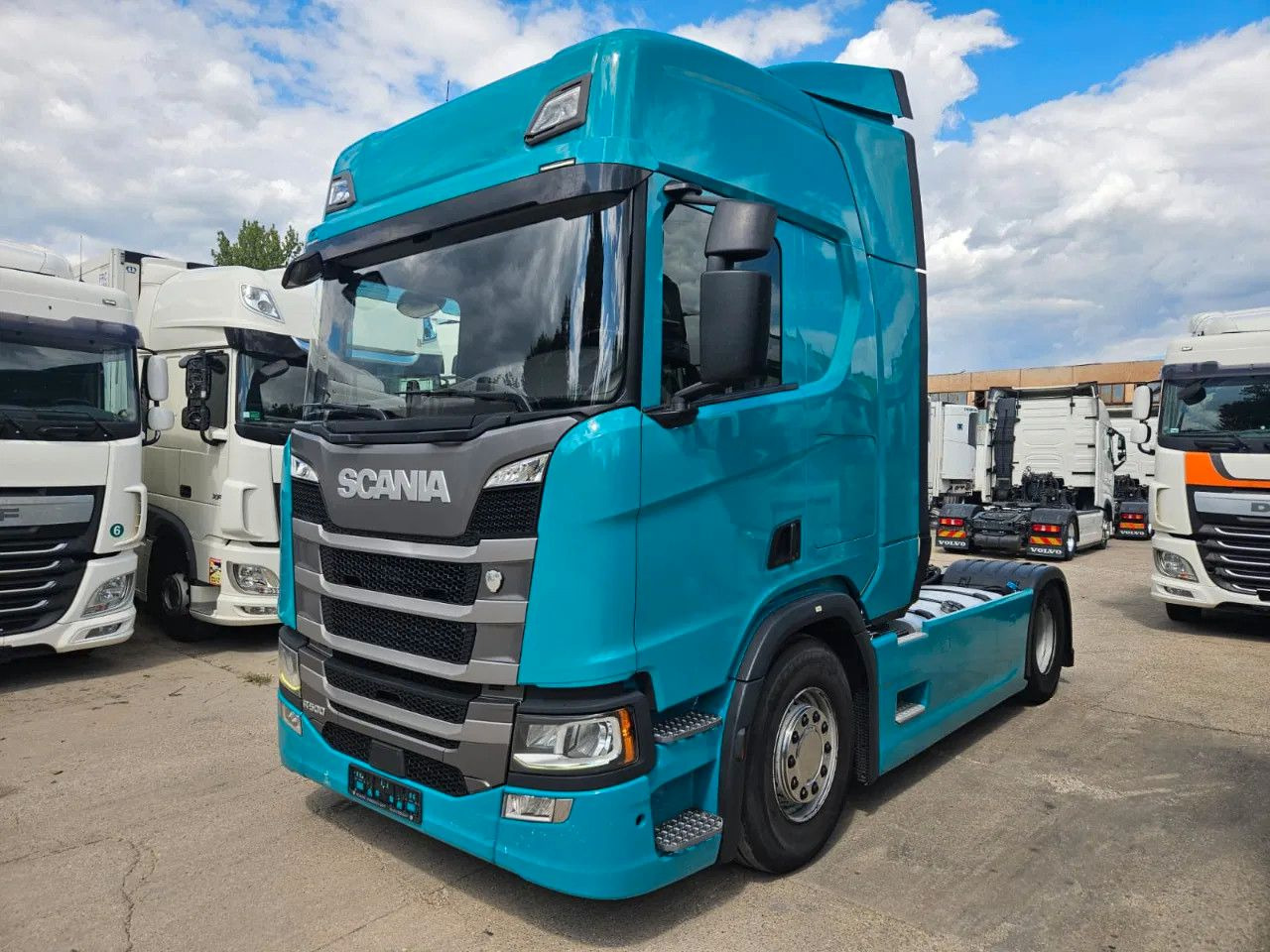 Scania R500 Standard-Turquoise-Standklima-Big NAVI-Hydr - Gjysmë-kamion: foto 1 Scania R500 Standard-Turquoise-Standklima-Big NAVI-Hydr - Gjysmë-kamion: foto 1