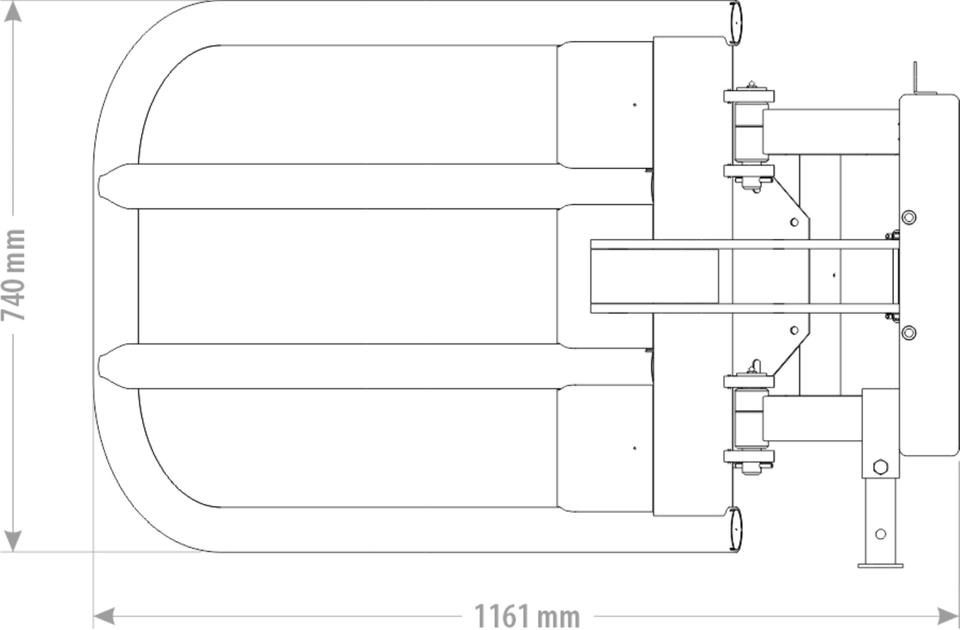 Ballenzange Rundbellenzange Silozange Frontlader Euro Fendt - Fashetë: foto 2 Ballenzange Rundbellenzange Silozange Frontlader Euro Fendt - Fashetë: foto 2