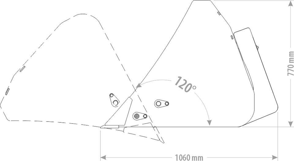 Hochkippschaufel Frontladerschaufel Schaufel Euro Fendt - Kovë fadrome: foto 3 Hochkippschaufel Frontladerschaufel Schaufel Euro Fendt - Kovë fadrome: foto 3