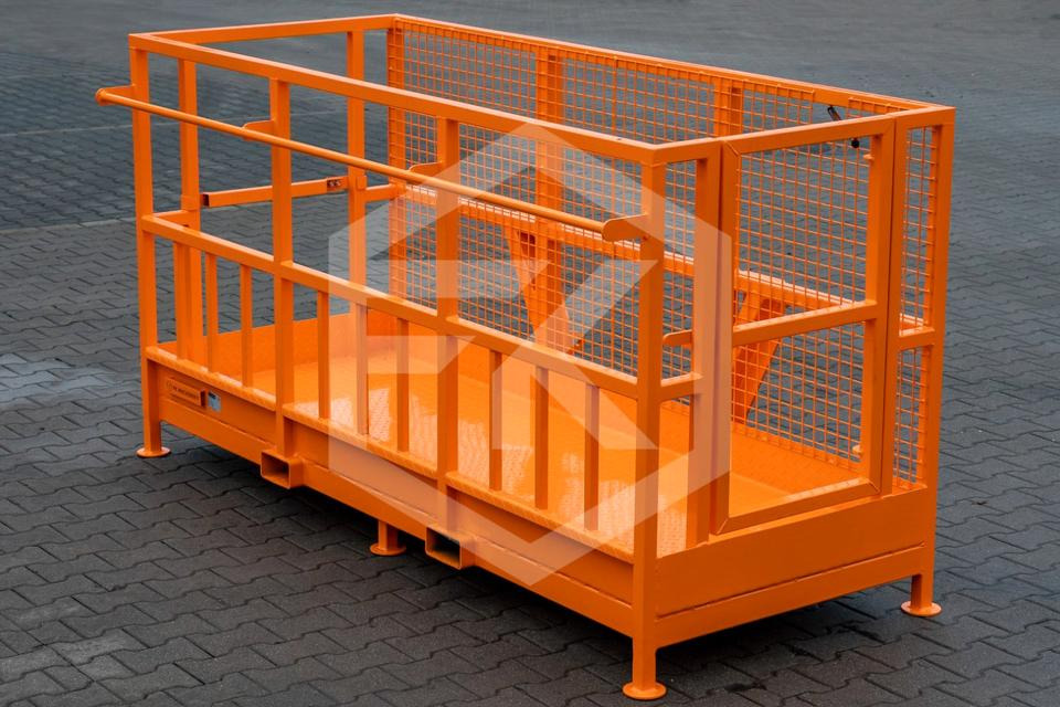 Arbeitskorb Arbeitsbühne Werkzeugkorb 240cm Euro Frontlader - Kokë për Makineri ndërtimi: foto 3 Arbeitskorb Arbeitsbühne Werkzeugkorb 240cm Euro Frontlader - Kokë për Makineri ndërtimi: foto 3