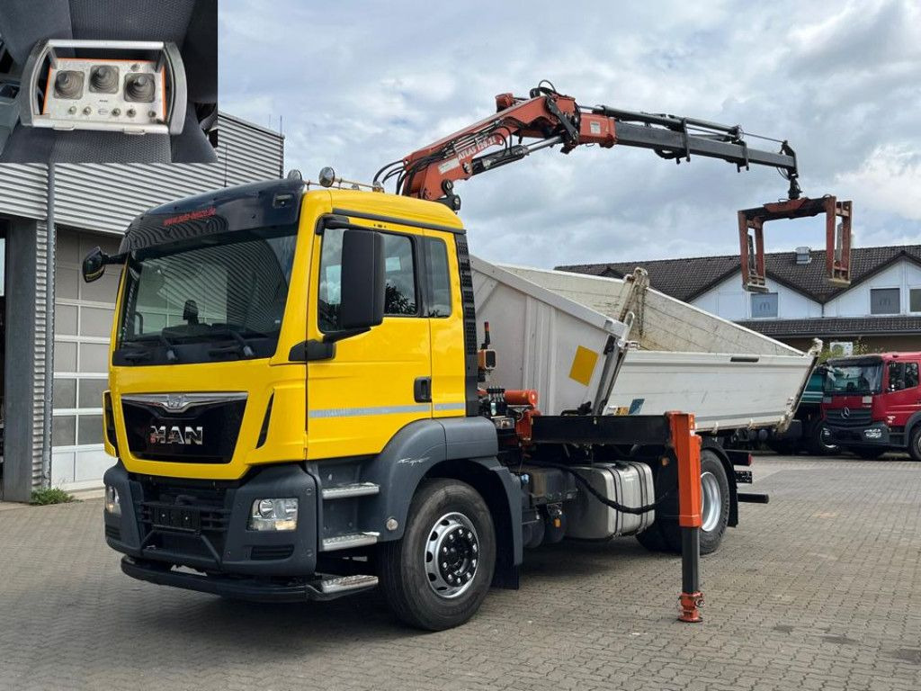 MAN TG-S 18.400 4x2 BL 2-Achs Kipper Kran Atlas 120+ - Kamion vetëshkarkues, Kamion me vinç: foto 1 MAN TG-S 18.400 4x2 BL 2-Achs Kipper Kran Atlas 120+ - Kamion vetëshkarkues, Kamion me vinç: foto 1