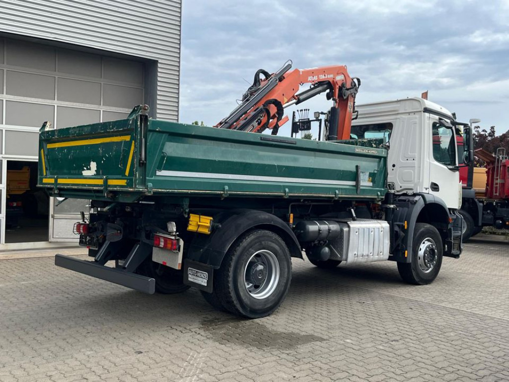MERCEDES-BENZ Mercedes-Benz Arocs 2-Achs Kipper Kran 1835 K Atlas 126.3 - Kamion vetëshkarkues, Kamion me vinç: foto 4 MERCEDES-BENZ Mercedes-Benz Arocs 2-Achs Kipper Kran 1835 K Atlas 126.3 - Kamion vetëshkarkues, Kamion me vinç: foto 4