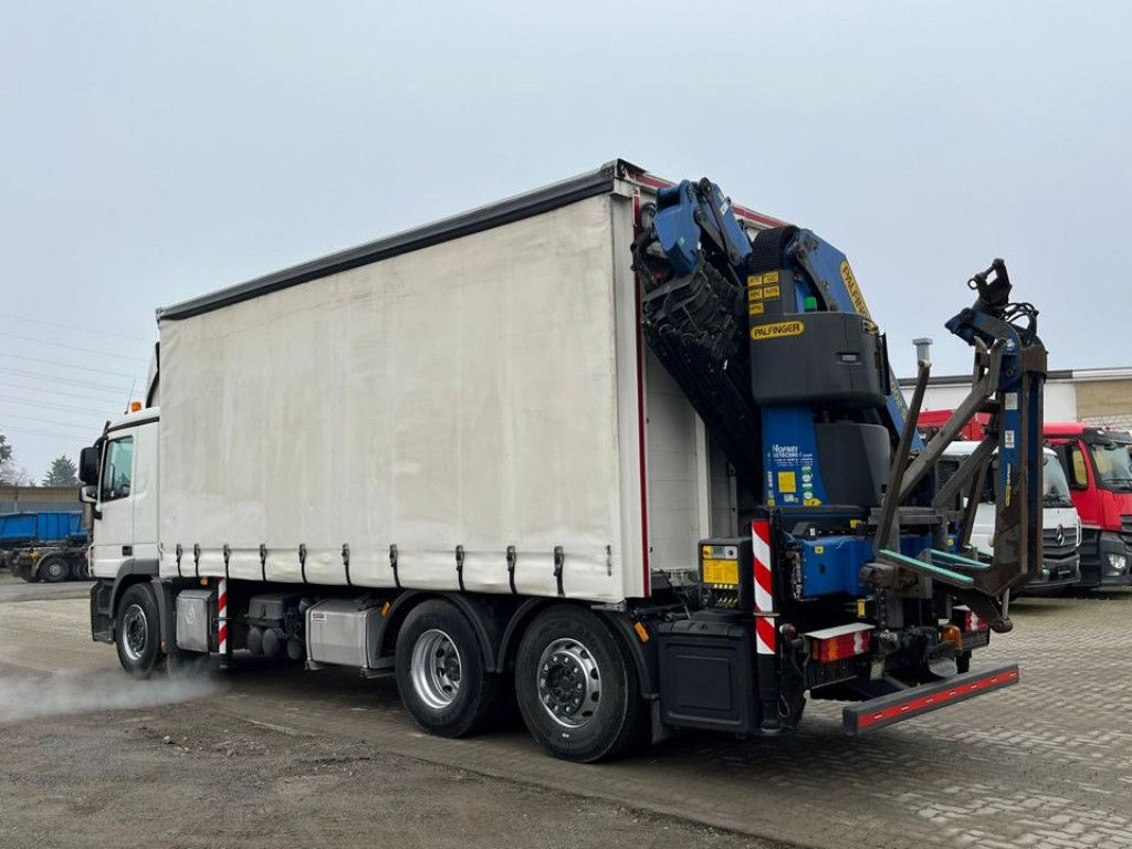 Mercedes-Benz Actros 2541 L6x2 Pritsche Heckkran 34m/to, Jib, - Kamion me vinç, Kamion me tendë: foto 4 Mercedes-Benz Actros 2541 L6x2 Pritsche Heckkran 34m/to, Jib, - Kamion me vinç, Kamion me tendë: foto 4